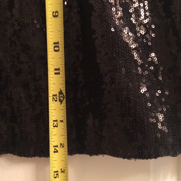 Scoop black sequined mini-skirt - Picture 3 of 3
